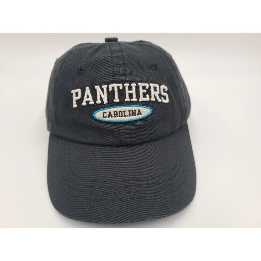 Youth Carolina Panthers Reebok Strapback Adjustable Hat Cap NFL‎ Football Black